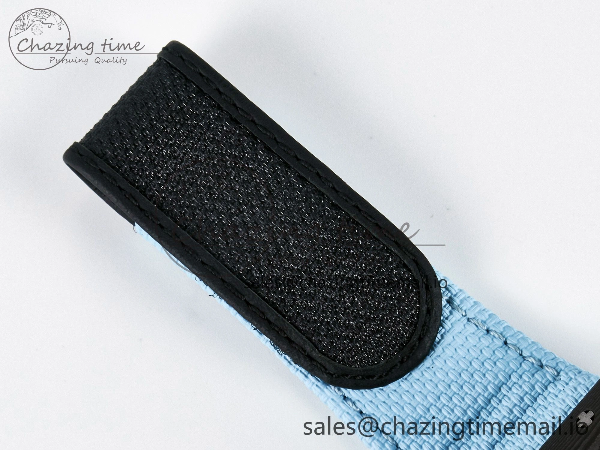 Custom RM035-02 NTPT PPMF 1:1 Best Edition Blue Crown on Nylon Strap Custom Vaucher Movement