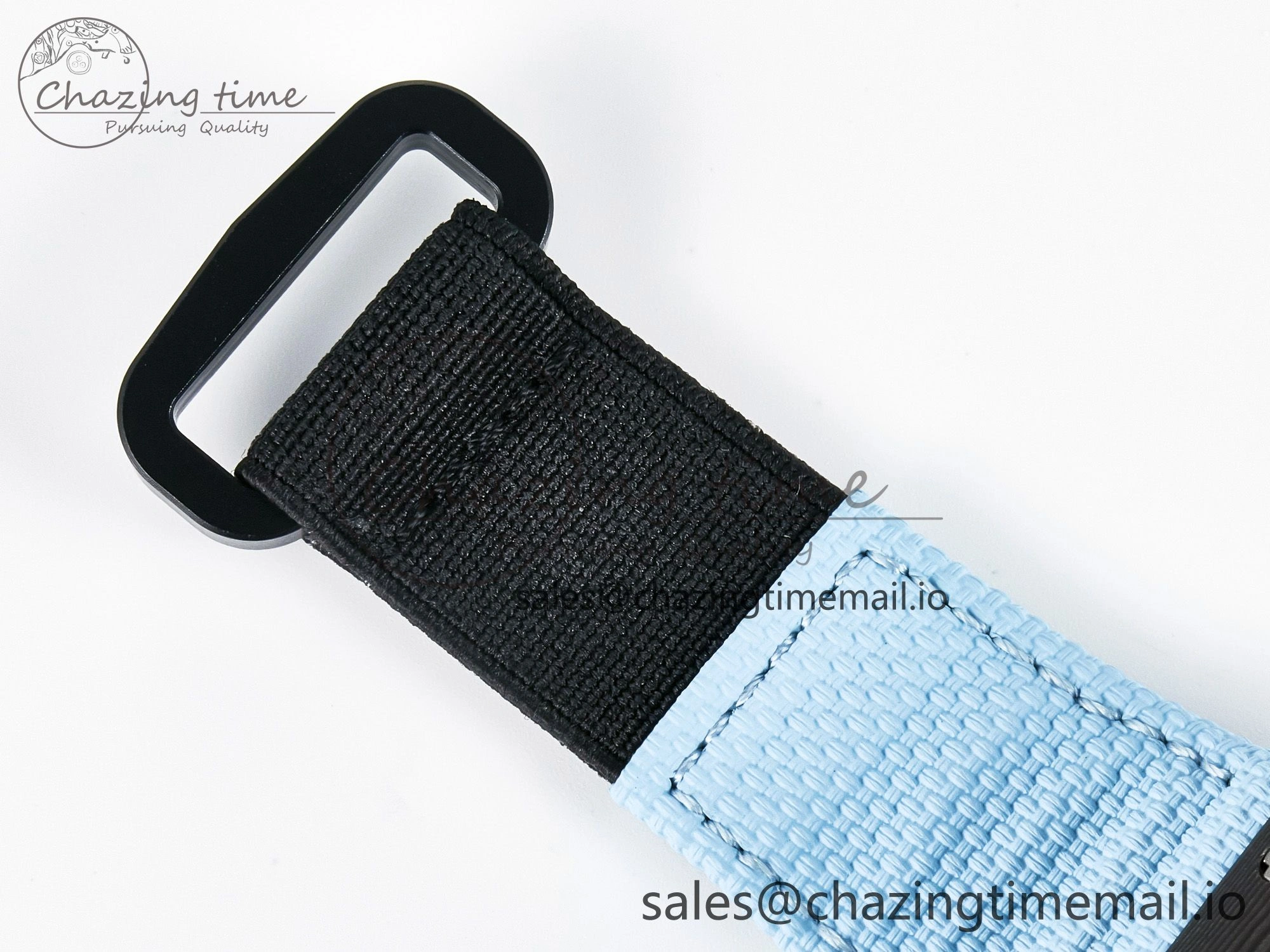 Custom RM035-02 NTPT PPMF 1:1 Best Edition Blue Crown on Nylon Strap Custom Vaucher Movement
