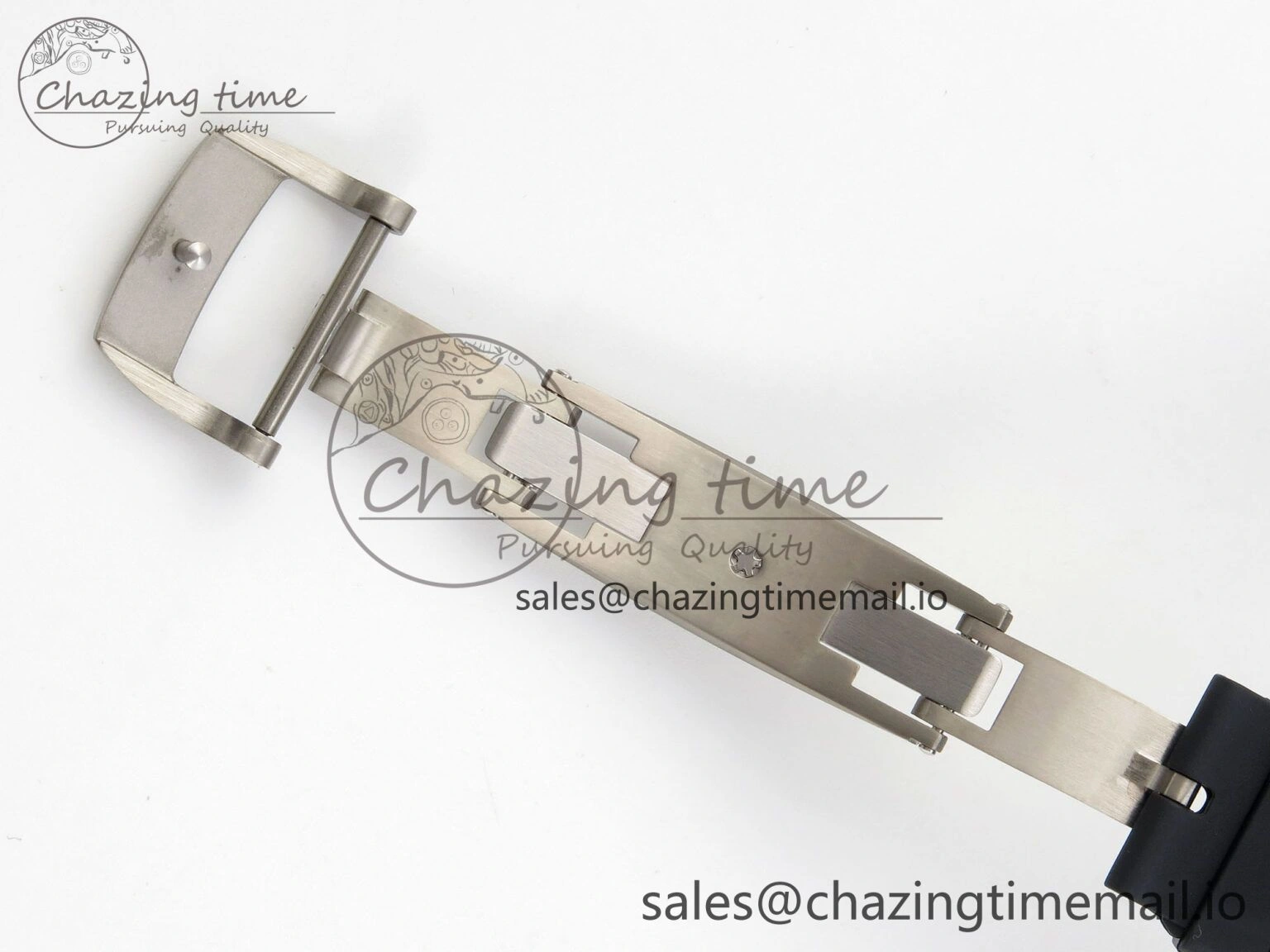 Custom RM055 Black Ceramic ZGF Best Edition RG Inner Bezel on Black Rubber Strap Vaucher Manufacture Fleurier Movement (Free Sprung)
