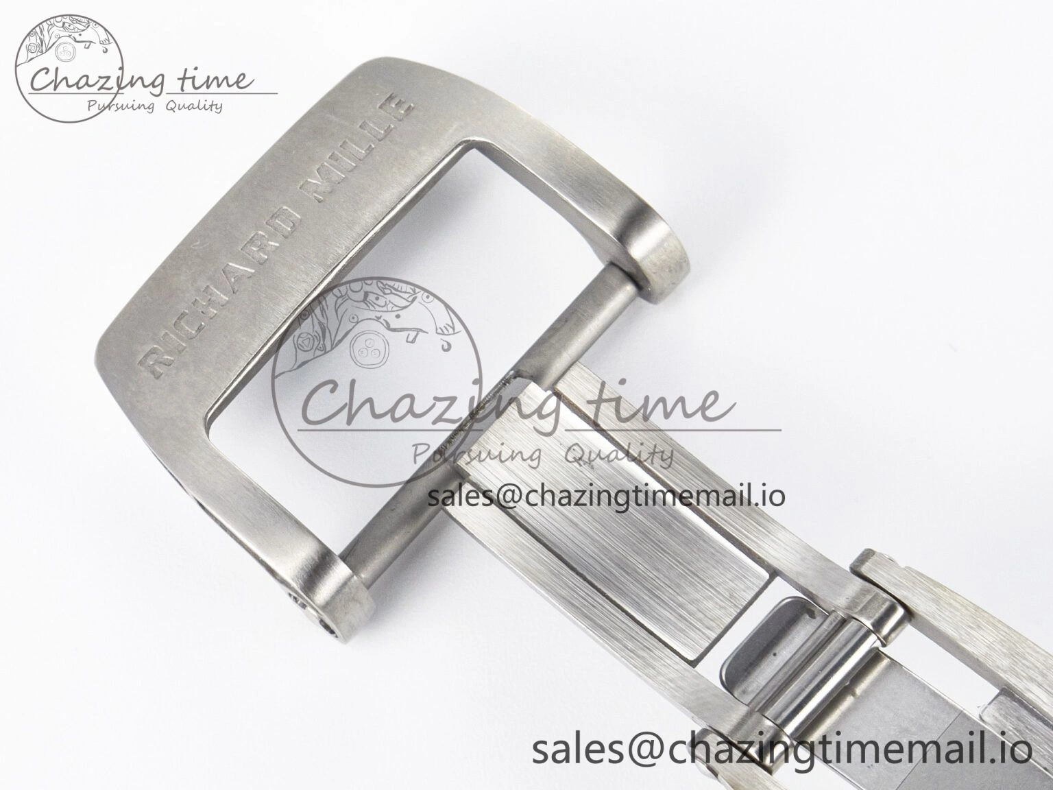 Custom RM055 NTPT APSF 1:1 Best Edition Blue Bezel Blue Crown on Rubber Strap Custom Vaucher Movement