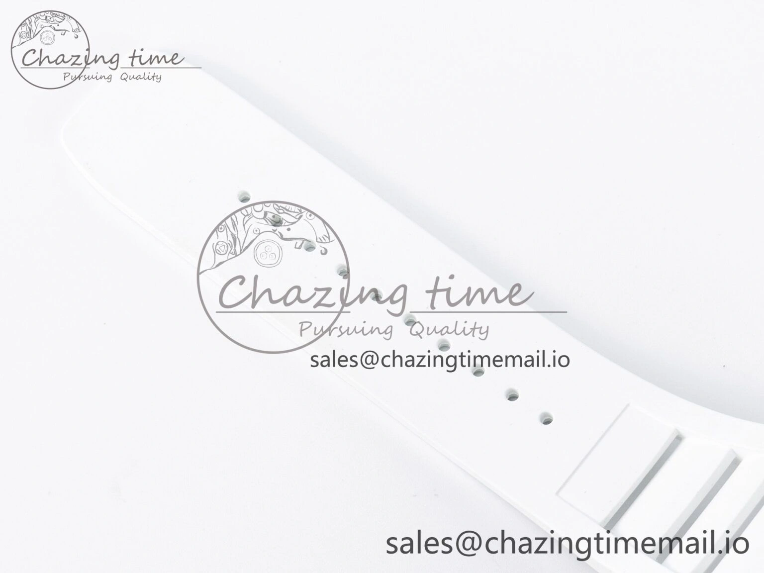 Custom RM055 NTPT APSF 1:1 Best Edition White Bezel Red Crown on Rubber Strap Custom Vaucher Movement
