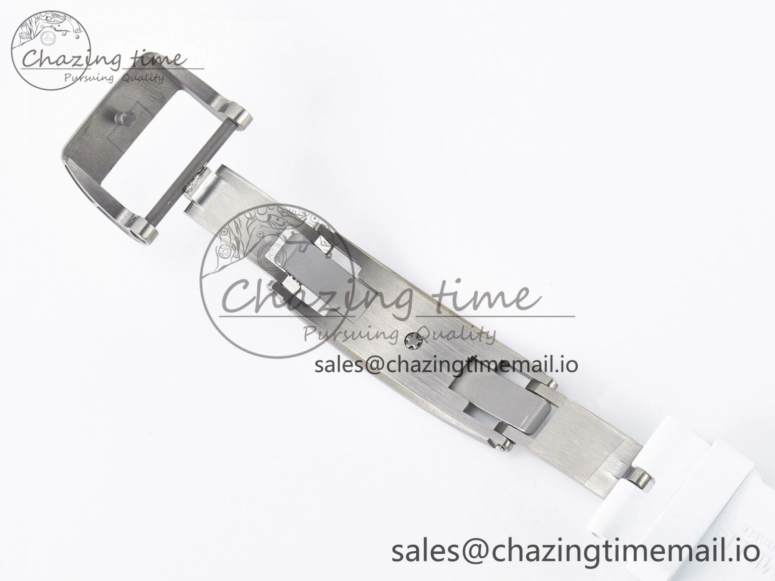 Custom RM055 NTPT APSF 1:1 Best Edition White Bezel Red Crown on Rubber Strap Custom Vaucher Movement