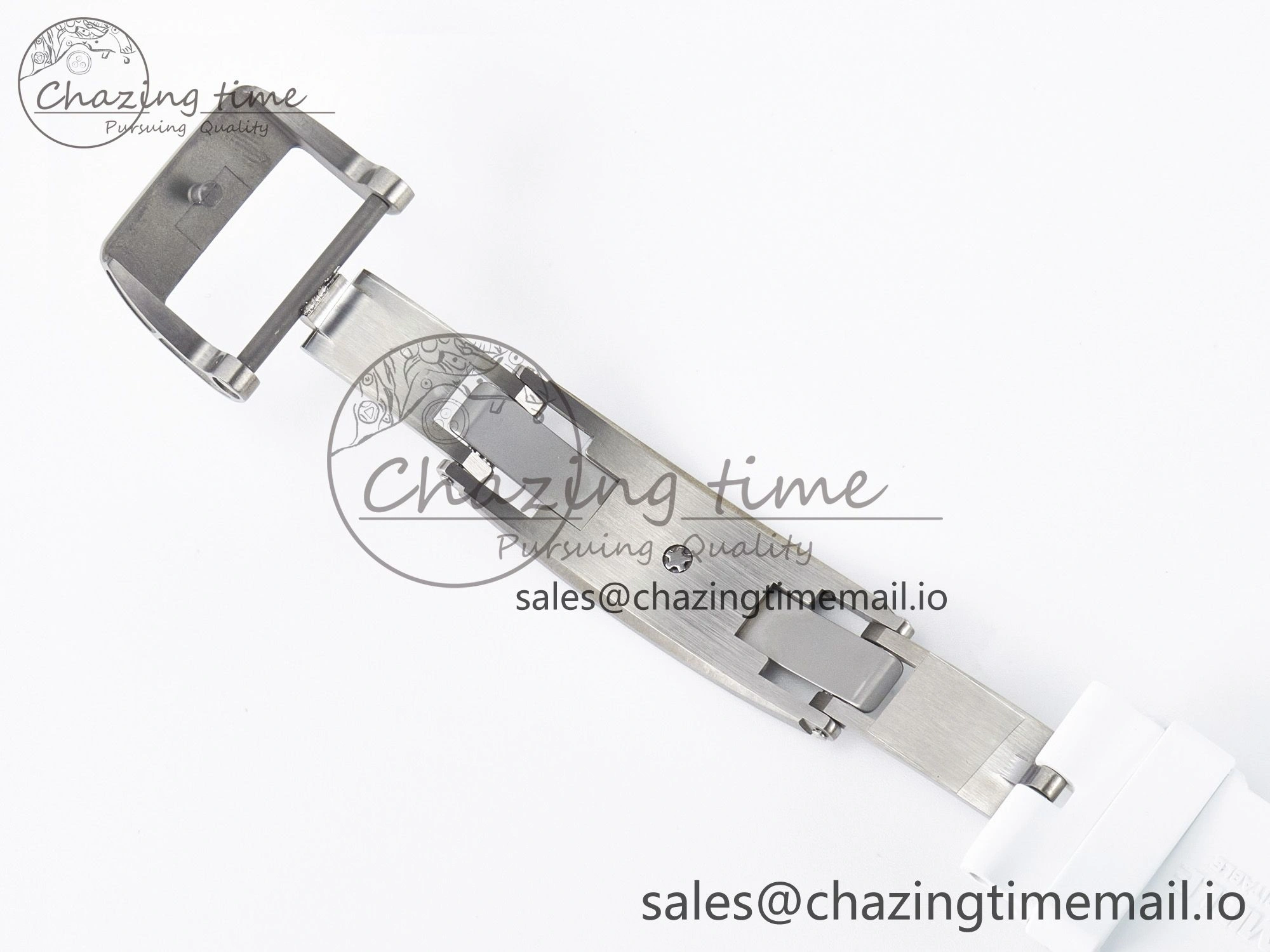 Custom RM055 NTPT APSF 1:1 Best Edition White Bezel Red Crown on Rubber Strap Custom Vaucher Movement