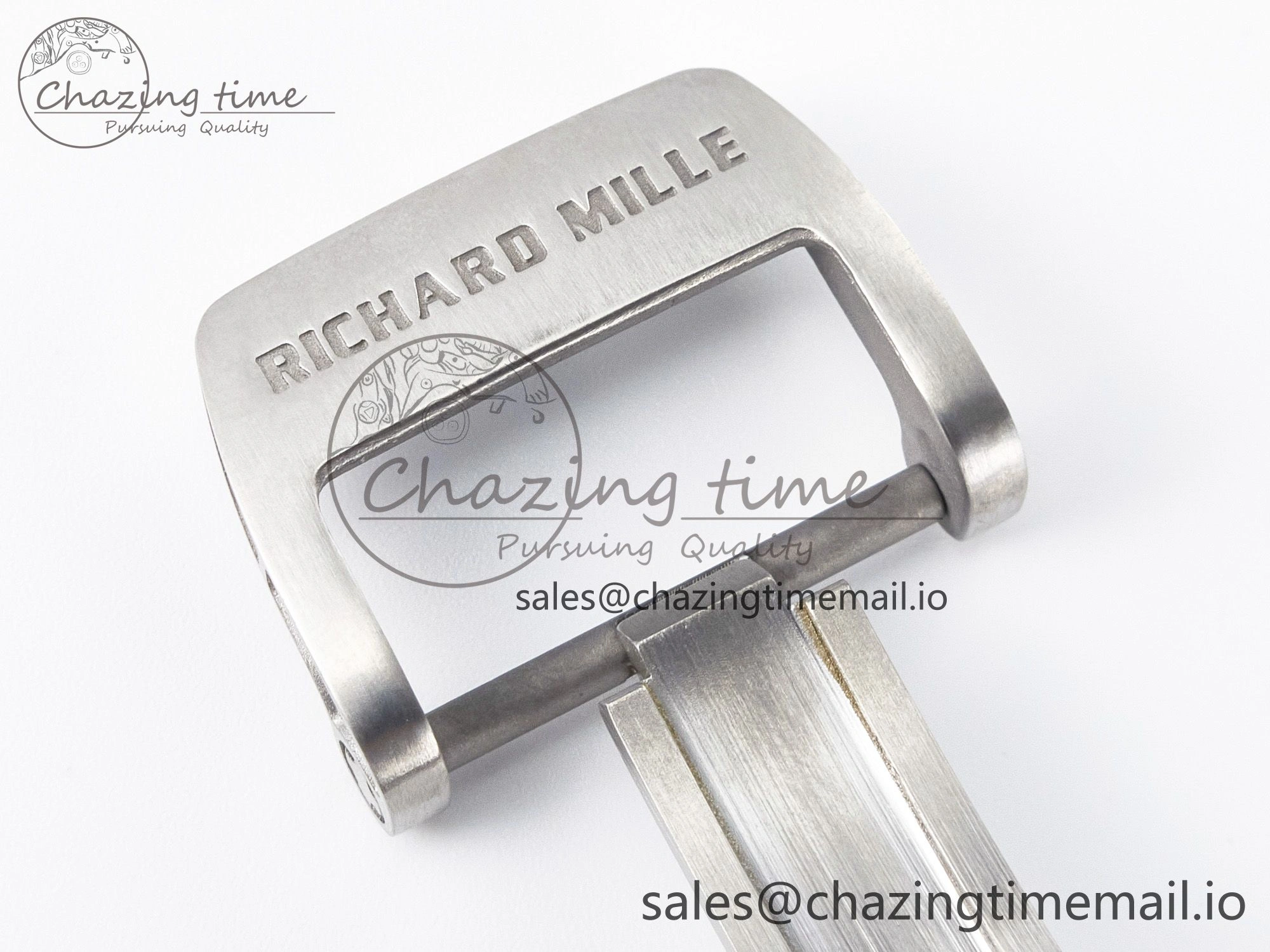 Custom RM055 NTPT APSF 1:1 Best Edition White Bezel Red Crown on Rubber Strap Custom Vaucher Movement