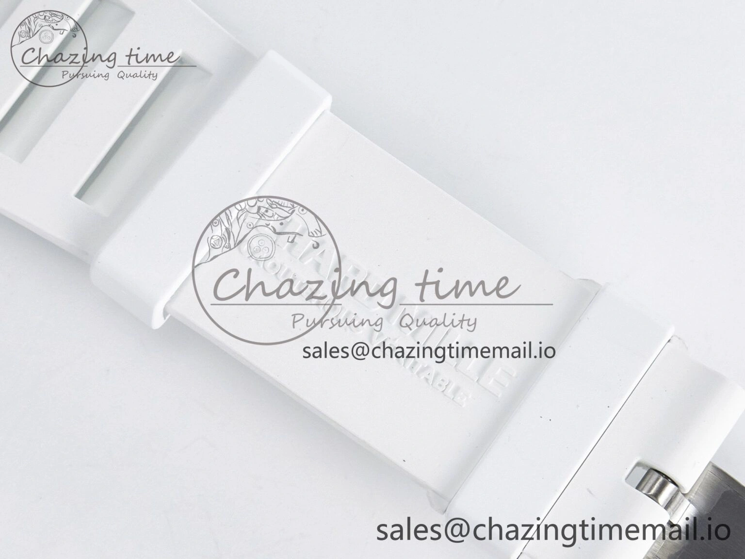 Custom RM055 NTPT APSF 1:1 Best Edition White Bezel White Crown on Rubber Strap Custom Vaucher Movement