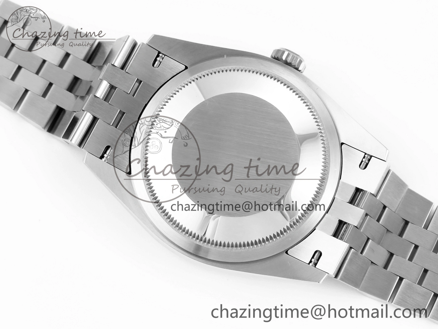 DATEJUST 36 SS 126200 VSF 1:1 BEST EDITION 904L STEEL GRAY DIAL GREEN ROMAN ON JUBILEE BRACELET VS3235