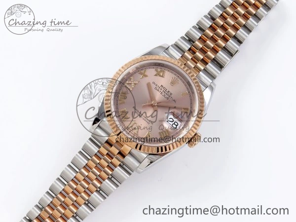 DATEJUST 36 SS RG 126231 VSF 1:1 BEST EDITION 904L STEEL RG DIAL ON JUBILEE BRACELET VS3235
