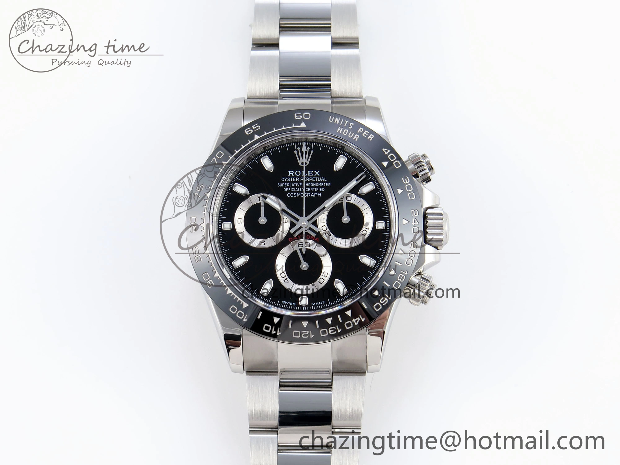 DAYTONA 116500 APSF 1:1 BEST EDITION BLACK DIAL ON SS BRACELET SH4130