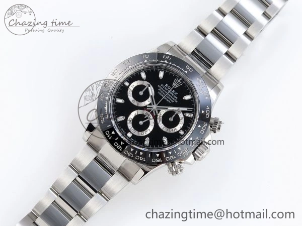DAYTONA 116500 APSF 1:1 BEST EDITION BLACK DIAL ON SS BRACELET SH4130