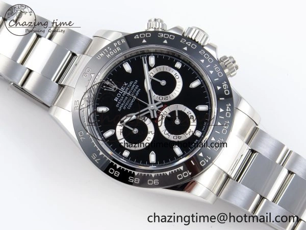 DAYTONA 116500 APSF 1:1 BEST EDITION BLACK DIAL ON SS BRACELET SH4130