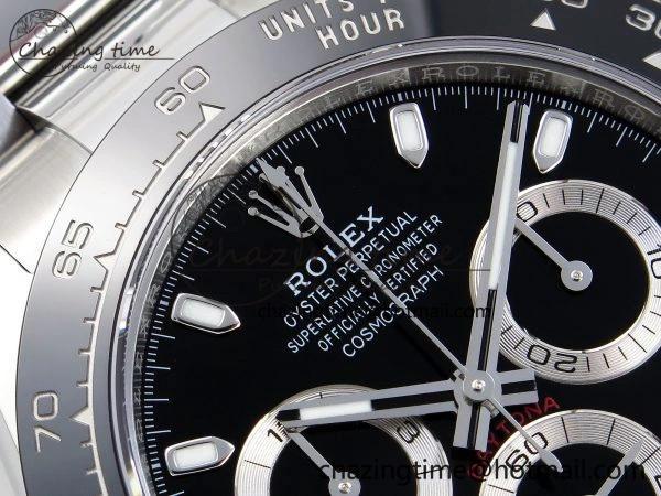 DAYTONA 116500 APSF 1:1 BEST EDITION BLACK DIAL ON SS BRACELET SH4130