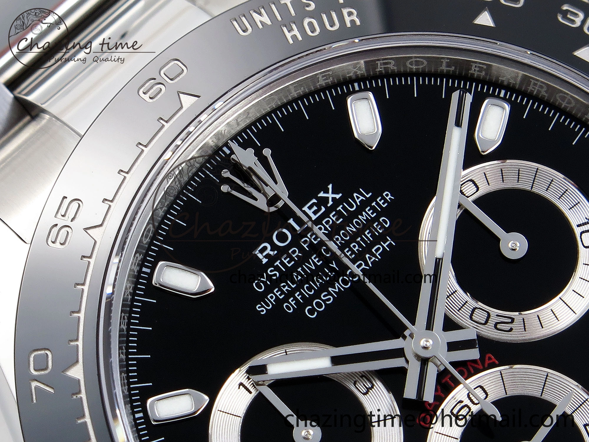 DAYTONA 116500 APSF 1:1 BEST EDITION BLACK DIAL ON SS BRACELET SH4130