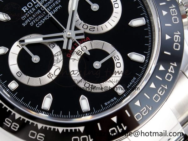 DAYTONA 116500 APSF 1:1 BEST EDITION BLACK DIAL ON SS BRACELET SH4130