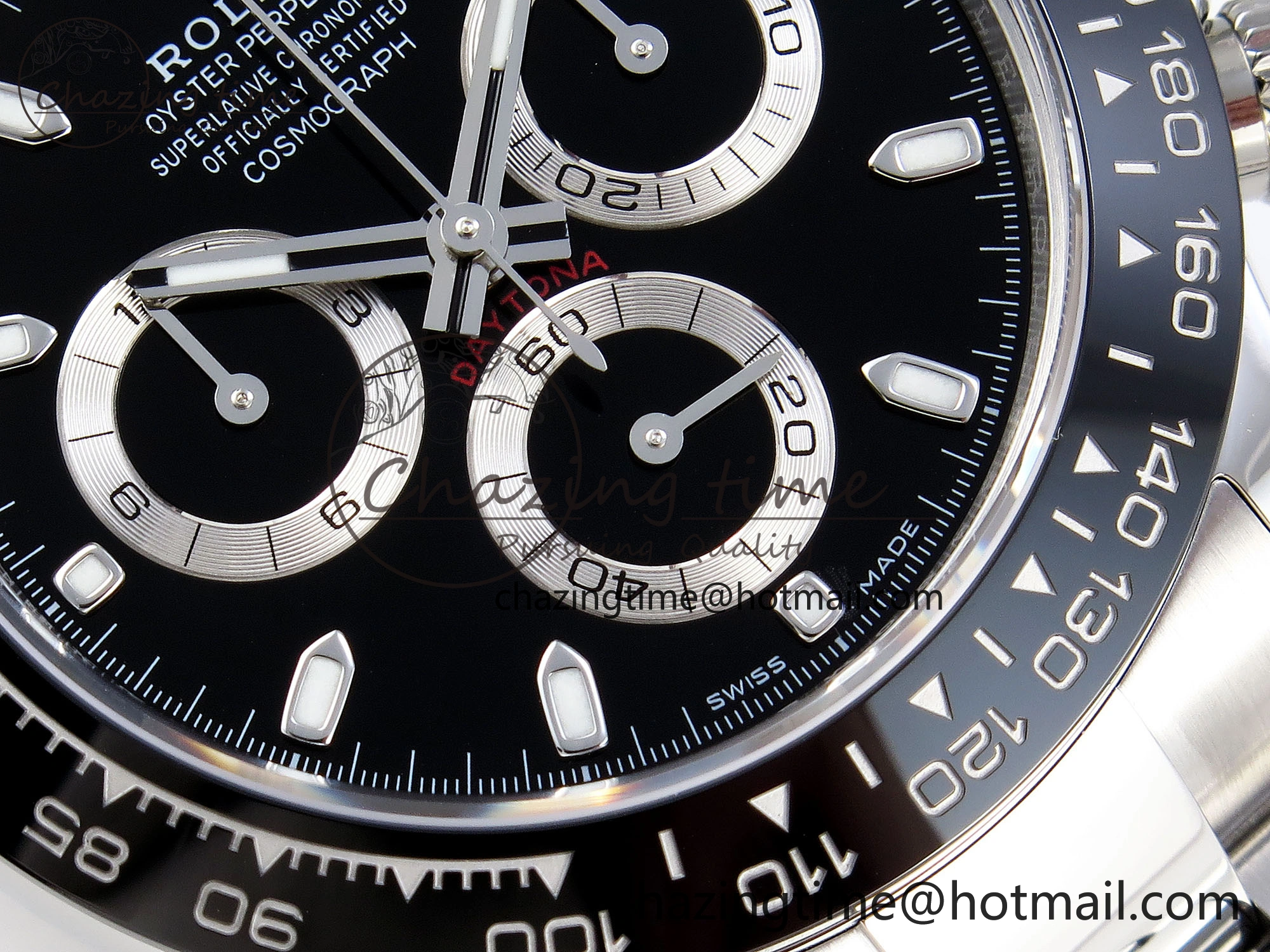 DAYTONA 116500 APSF 1:1 BEST EDITION BLACK DIAL ON SS BRACELET SH4130