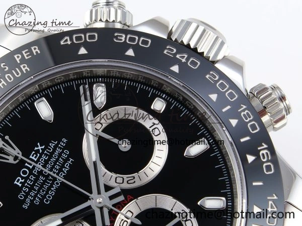 DAYTONA 116500 APSF 1:1 BEST EDITION BLACK DIAL ON SS BRACELET SH4130