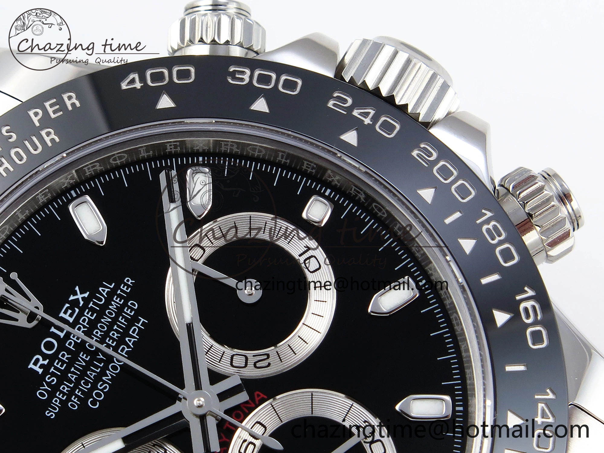 DAYTONA 116500 APSF 1:1 BEST EDITION BLACK DIAL ON SS BRACELET SH4130
