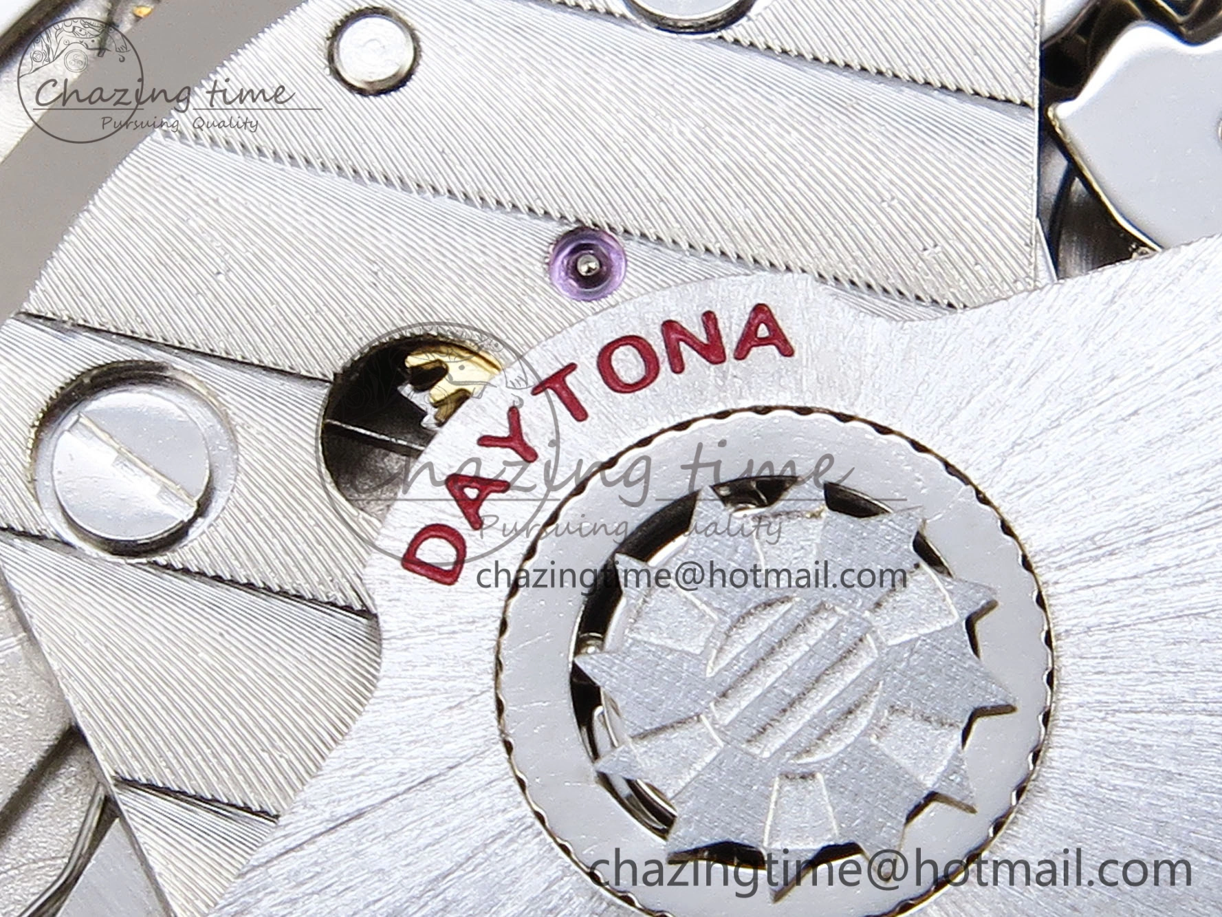 DAYTONA 116505 RG OMF BEST EDITION WHITE DIAL ON RG BRACELET A7750 (SLIM MOVEMENT)