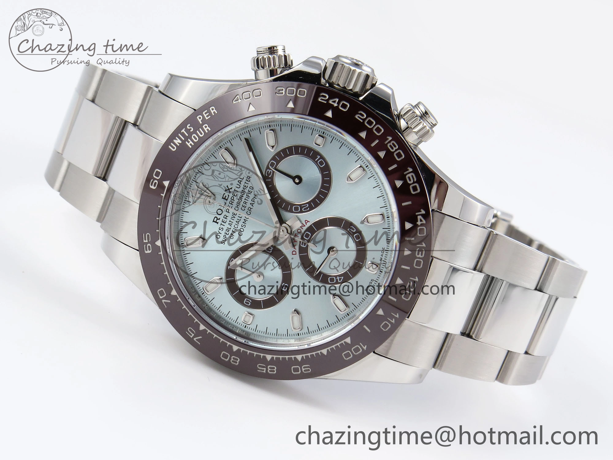 DAYTONA 116506 APSF 1:1 BEST EDITION ICE BLUE DIAL ON SS BRACELET SH4130