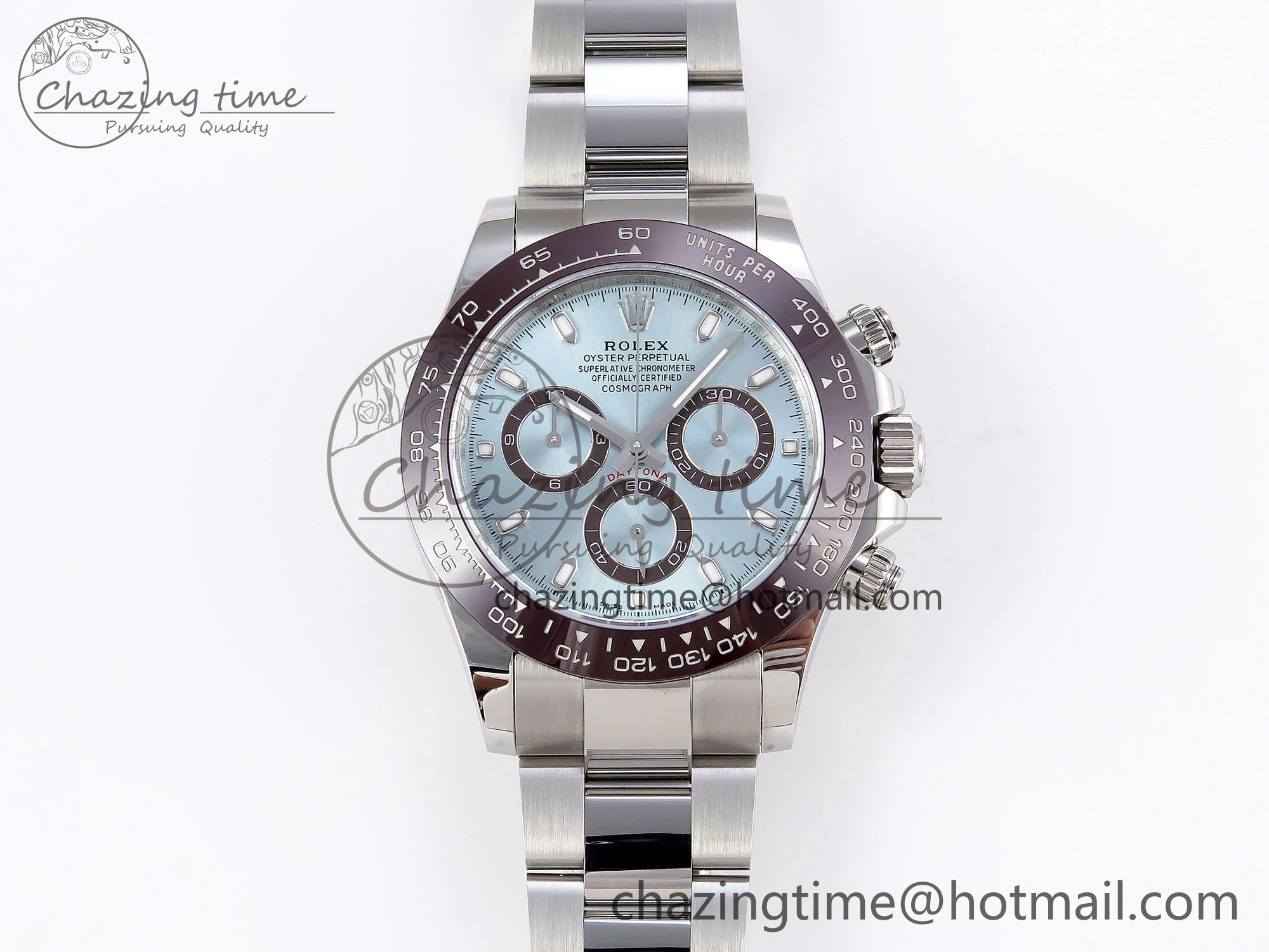 DAYTONA 116506 APSF 1:1 BEST EDITION ICE BLUE DIAL ON SS BRACELET SH4130
