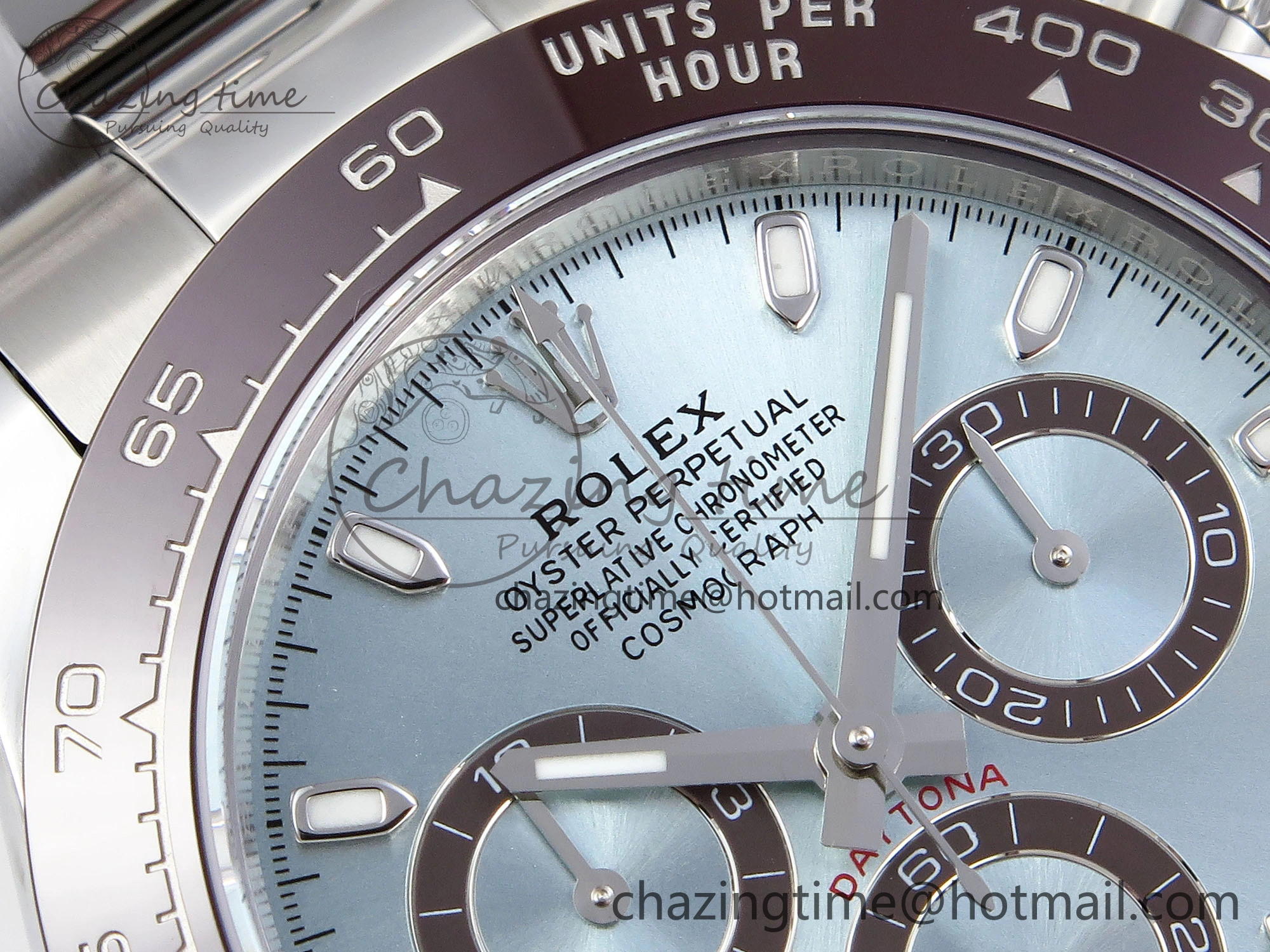 DAYTONA 116506 APSF 1:1 BEST EDITION ICE BLUE DIAL ON SS BRACELET SH4130