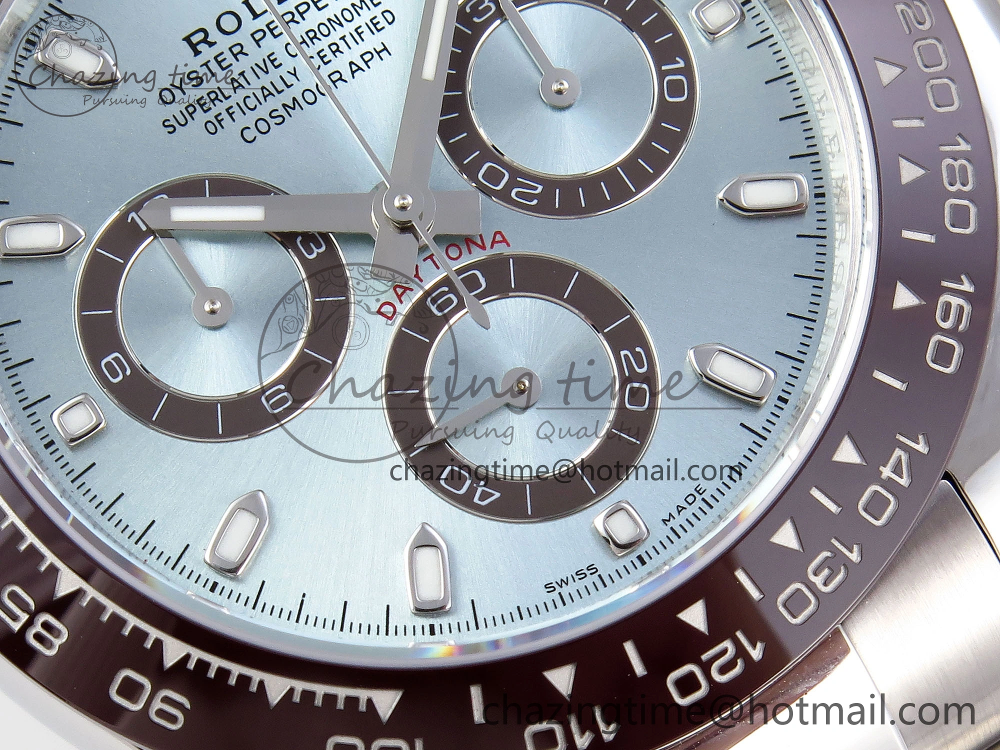 DAYTONA 116506 APSF 1:1 BEST EDITION ICE BLUE DIAL ON SS BRACELET SH4130