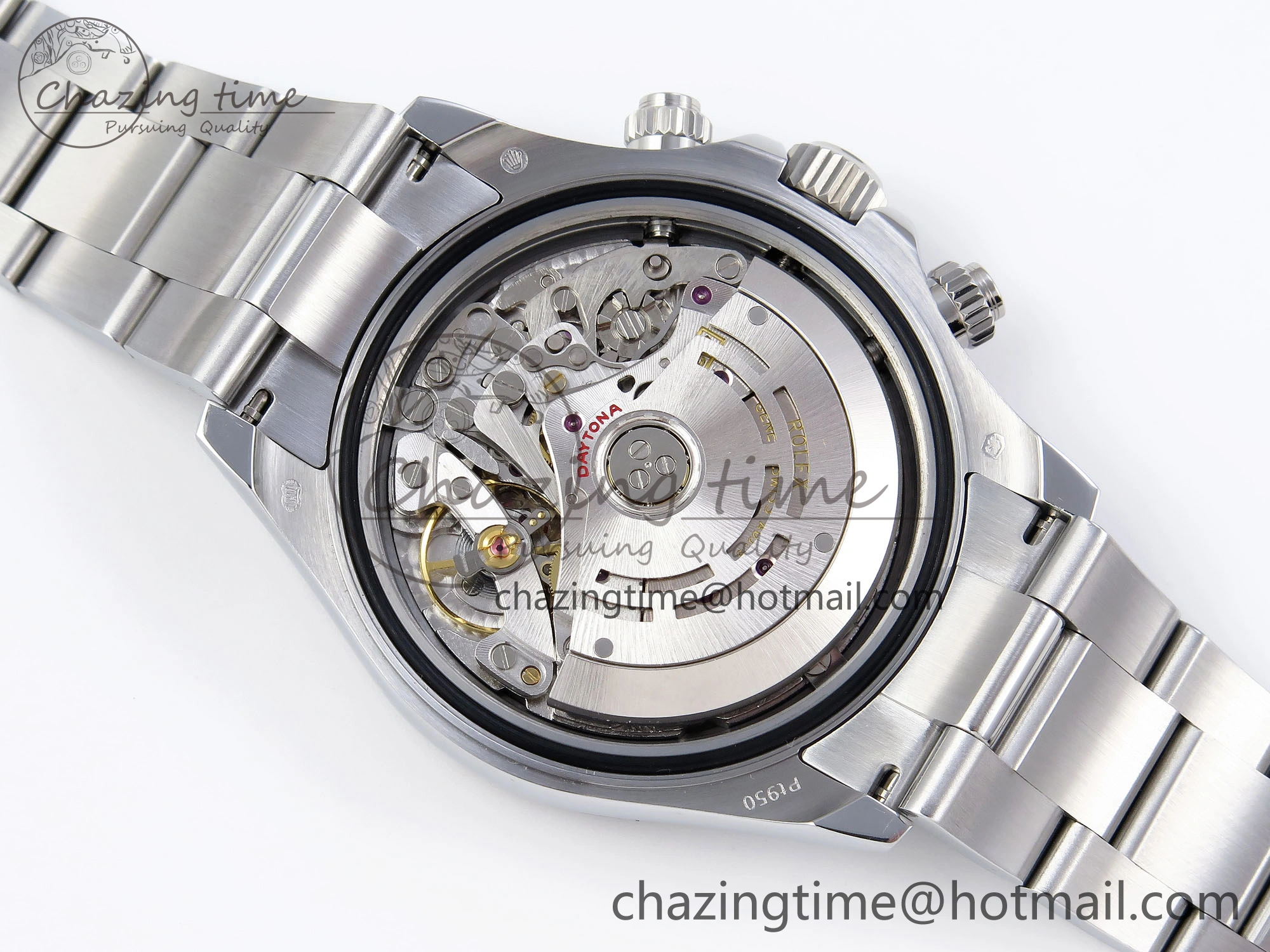 DAYTONA 116506 QF 1:1 BEST EDITION ICE BLUE DIAL CRYSTAL MARKERS ON SS BRACELET SH4130 V3 (GAIN WEIGHT)