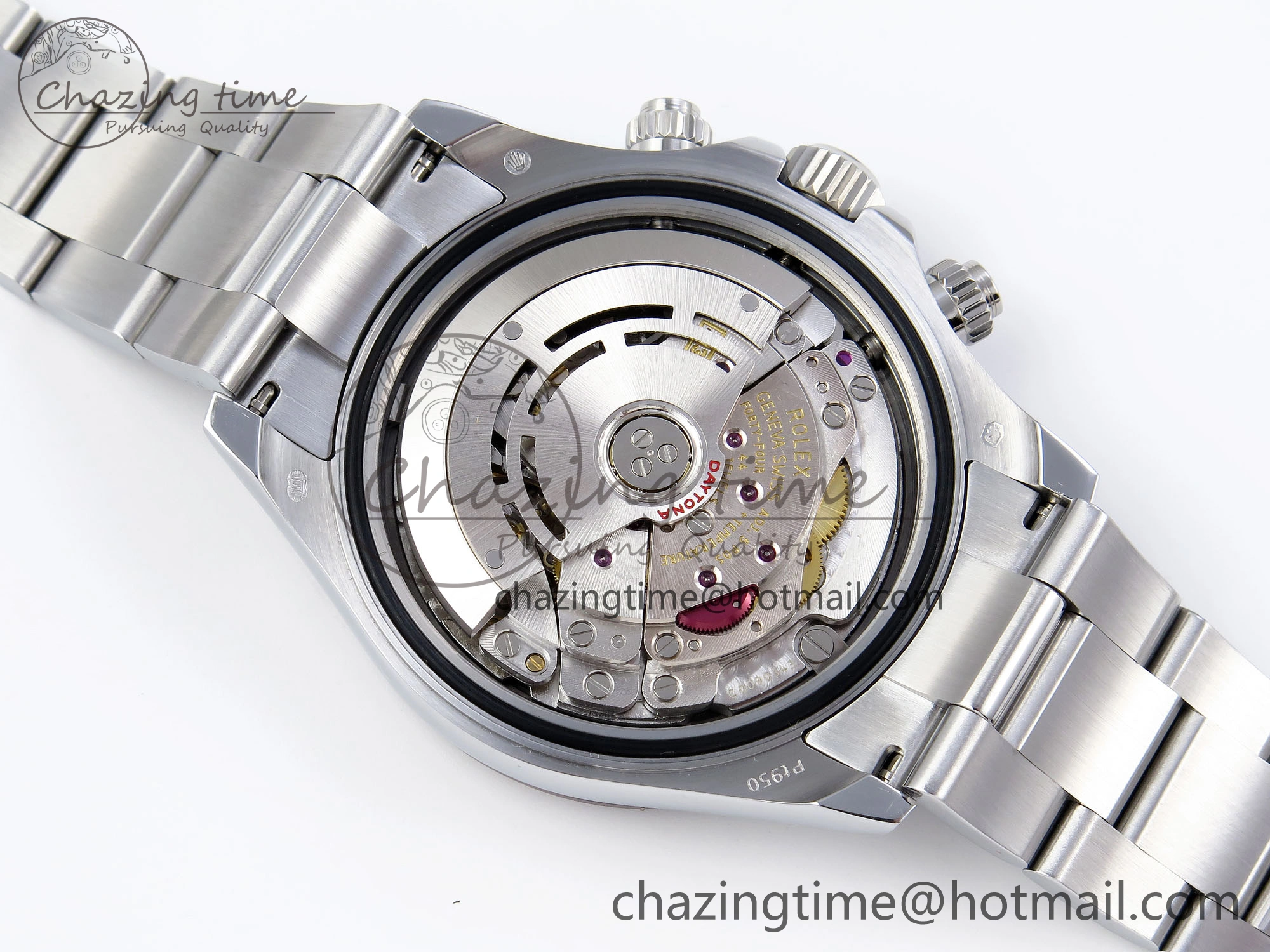 DAYTONA 116506 QF 1:1 BEST EDITION ICE BLUE DIAL CRYSTAL MARKERS ON SS BRACELET SH4130 V3 (GAIN WEIGHT)