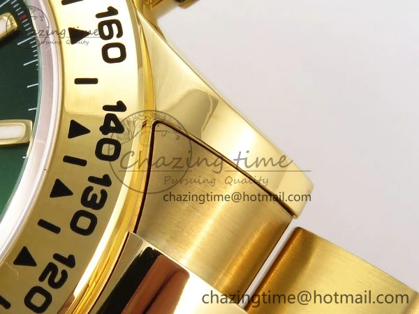 DAYTONA 116508 APSF 1:1 BEST EDITION GREEN DIAL ON YG BRACELET SH4130