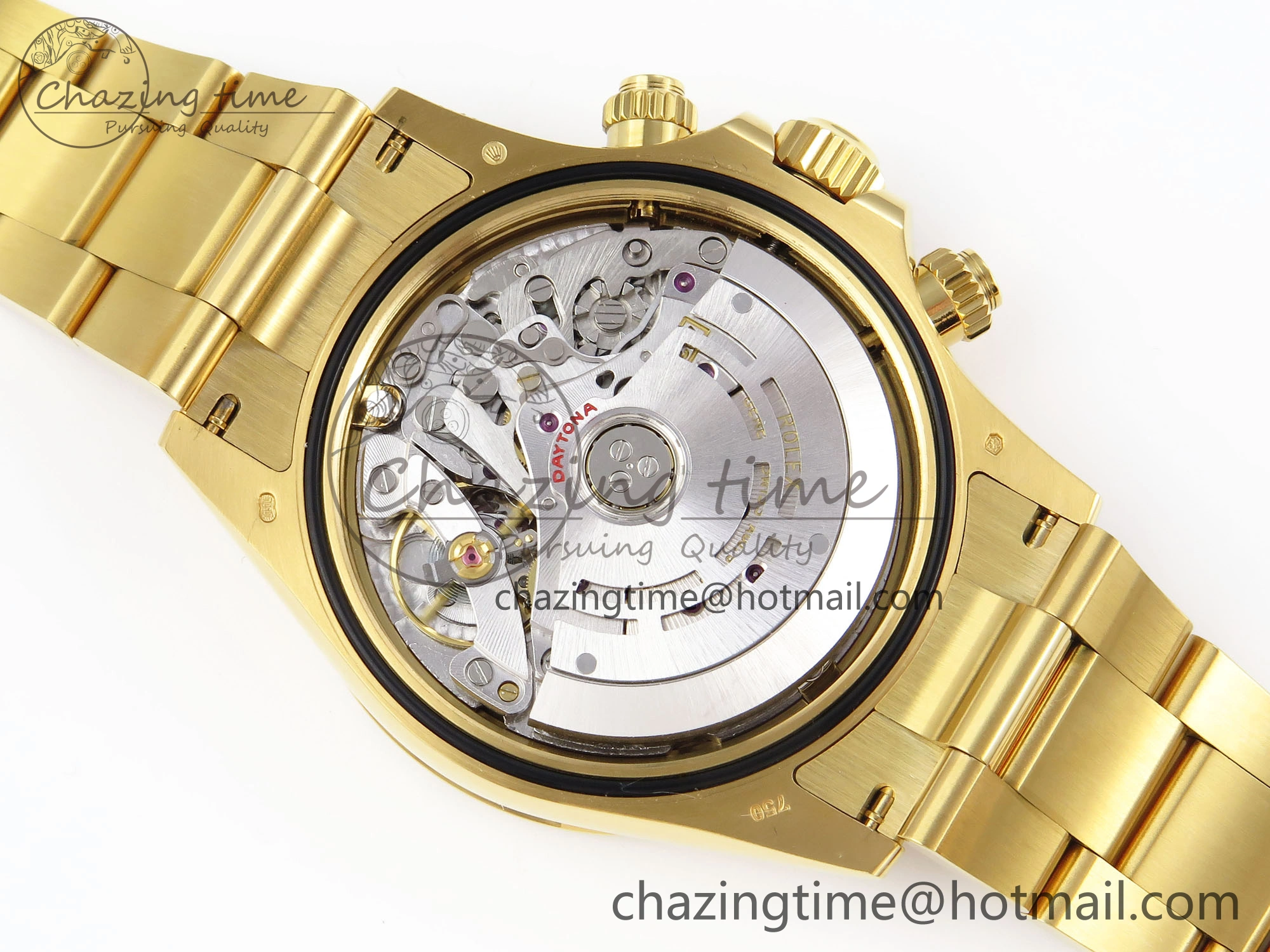 DAYTONA 116508 APSF 1:1 BEST EDITION GREEN DIAL ON YG BRACELET SH4130