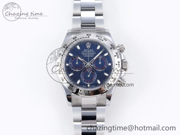 DAYTONA 116509 QF 1:1 BEST EDITION BLUE DIAL ON SS BRACELET SH4130 V3 (GAIN WEIGHT)