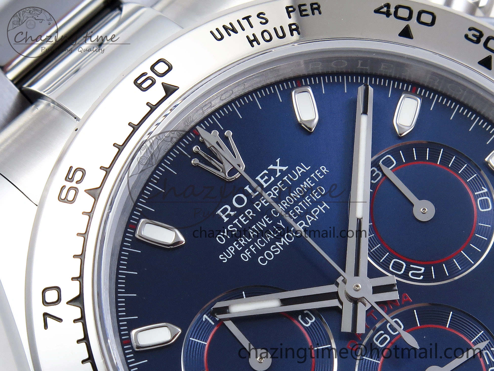 DAYTONA 116509 QF 1:1 BEST EDITION BLUE DIAL ON SS BRACELET SH4130 V3 (GAIN WEIGHT)