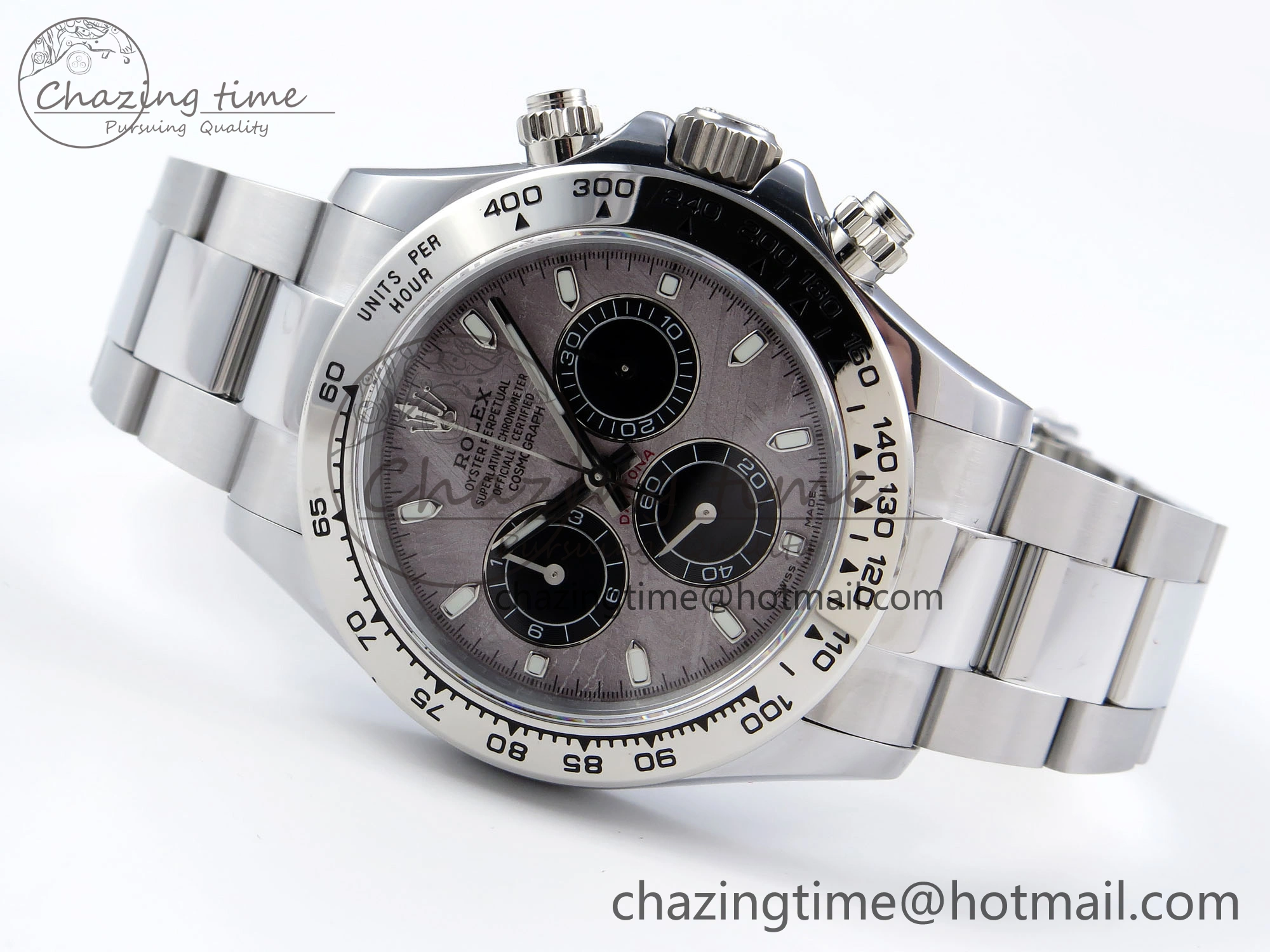 DAYTONA 116509 QF 1:1 BEST EDITION GRAY DIAL ON SS BRACELET SH4130 V3 (GAIN WEIGHT)