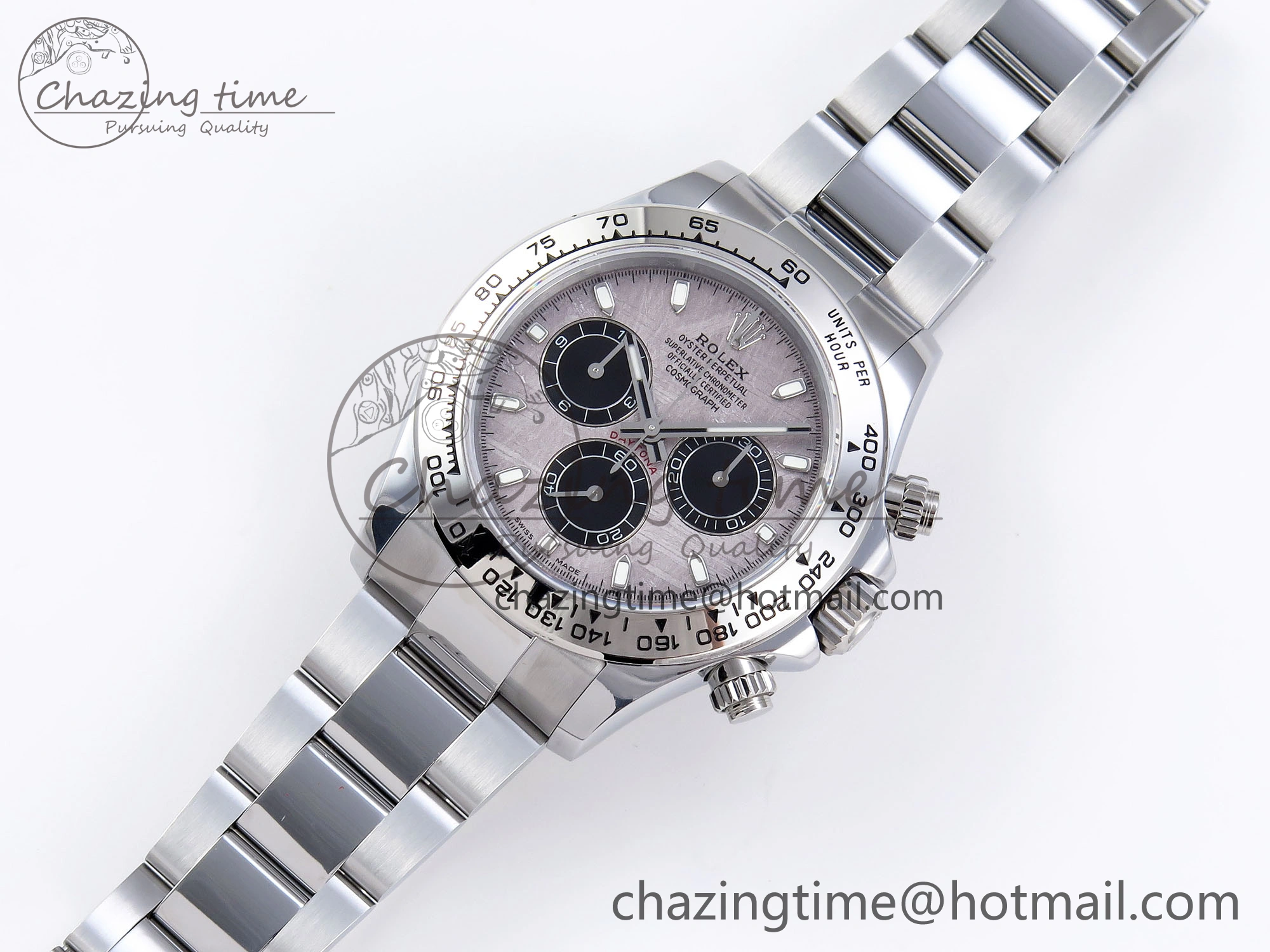 DAYTONA 116509 QF 1:1 BEST EDITION GRAY DIAL ON SS BRACELET SH4130 V3 (GAIN WEIGHT)