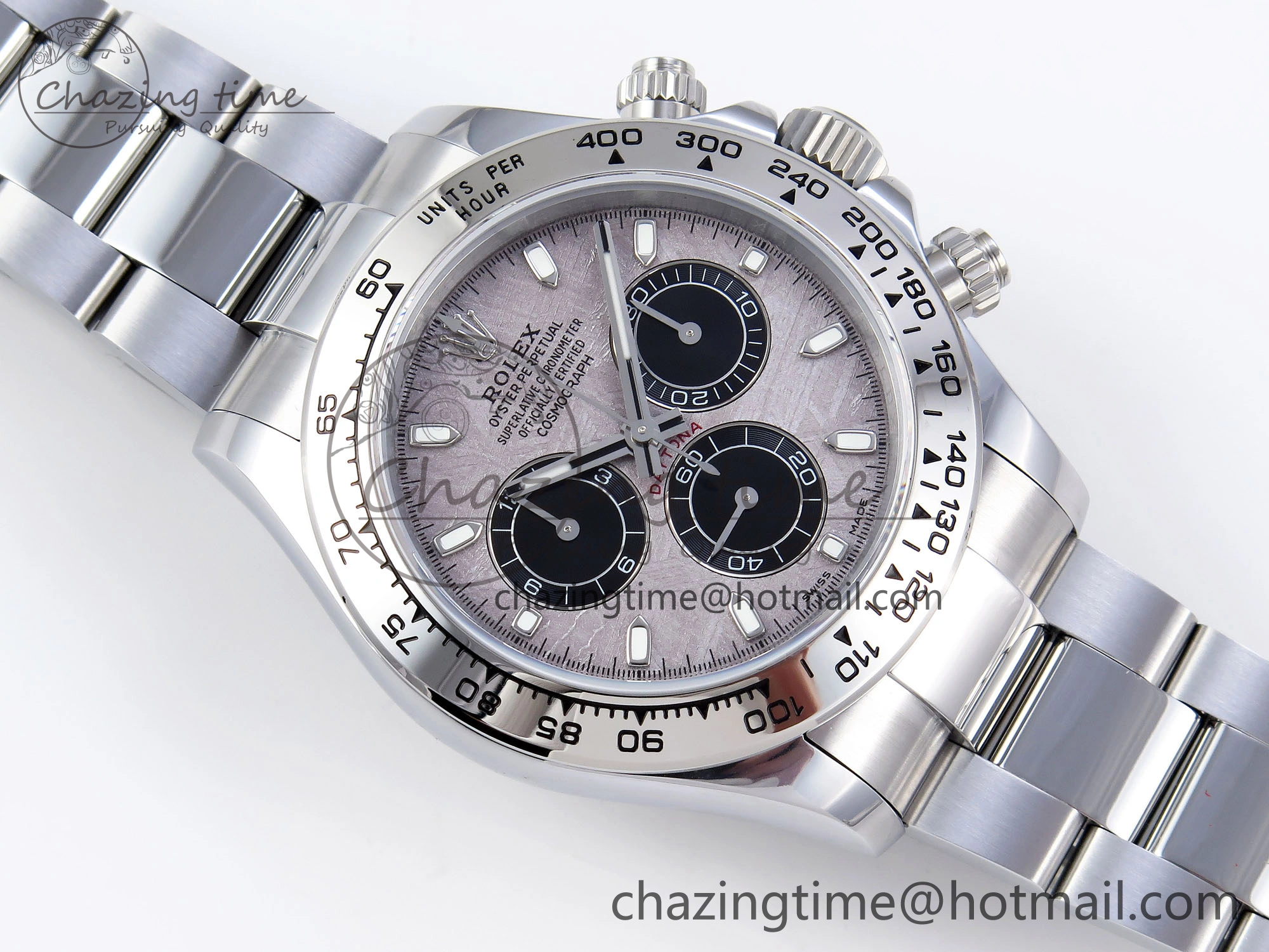 DAYTONA 116509 QF 1:1 BEST EDITION GRAY DIAL ON SS BRACELET SH4130 V3 (GAIN WEIGHT)