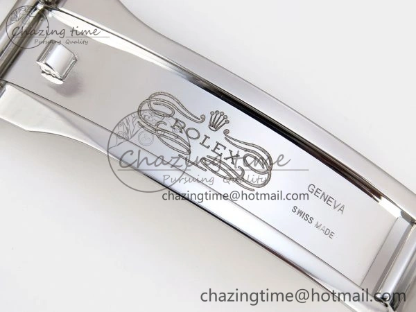 DAYTONA 116509 SS OMF BEST EDITION BLACK DIAMONDS DIAL ON SS BRACELET A7750 (SLIM MOVEMENT)