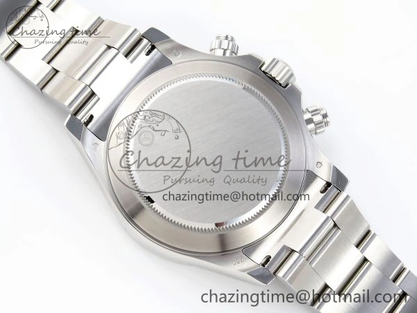 DAYTONA 116509 SS OMF BEST EDITION BLACK NUMERAL DIAL ON SS BRACELET A7750 (SLIM MOVEMENT)