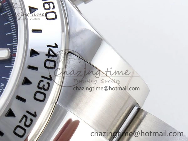 DAYTONA 116509 SS OMF BEST EDITION BLUE STICK DIAL ON SS BRACELET A7750 (SLIM MOVEMENT)