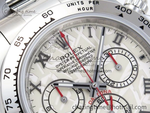 DAYTONA 116509 SS OMF BEST EDITION METEORITE DIAL ON SS BRACELET A7750 (SLIM MOVEMENT)