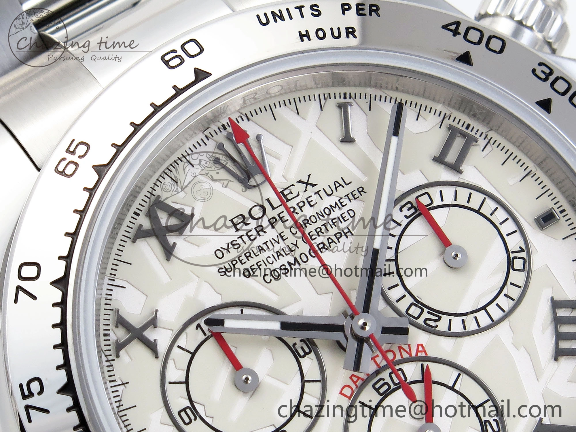DAYTONA 116509 SS OMF BEST EDITION METEORITE DIAL ON SS BRACELET A7750 (SLIM MOVEMENT)