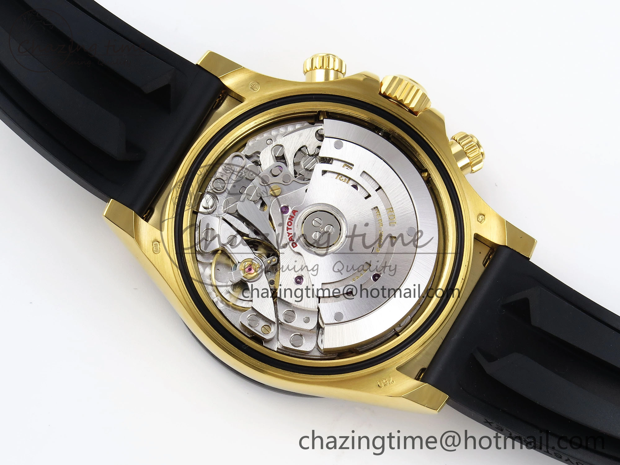 DAYTONA 116518 APSF 1:1 BEST EDITION BLACK DIAL ON OYSTERFLEX RUBBER STRAP SH4130