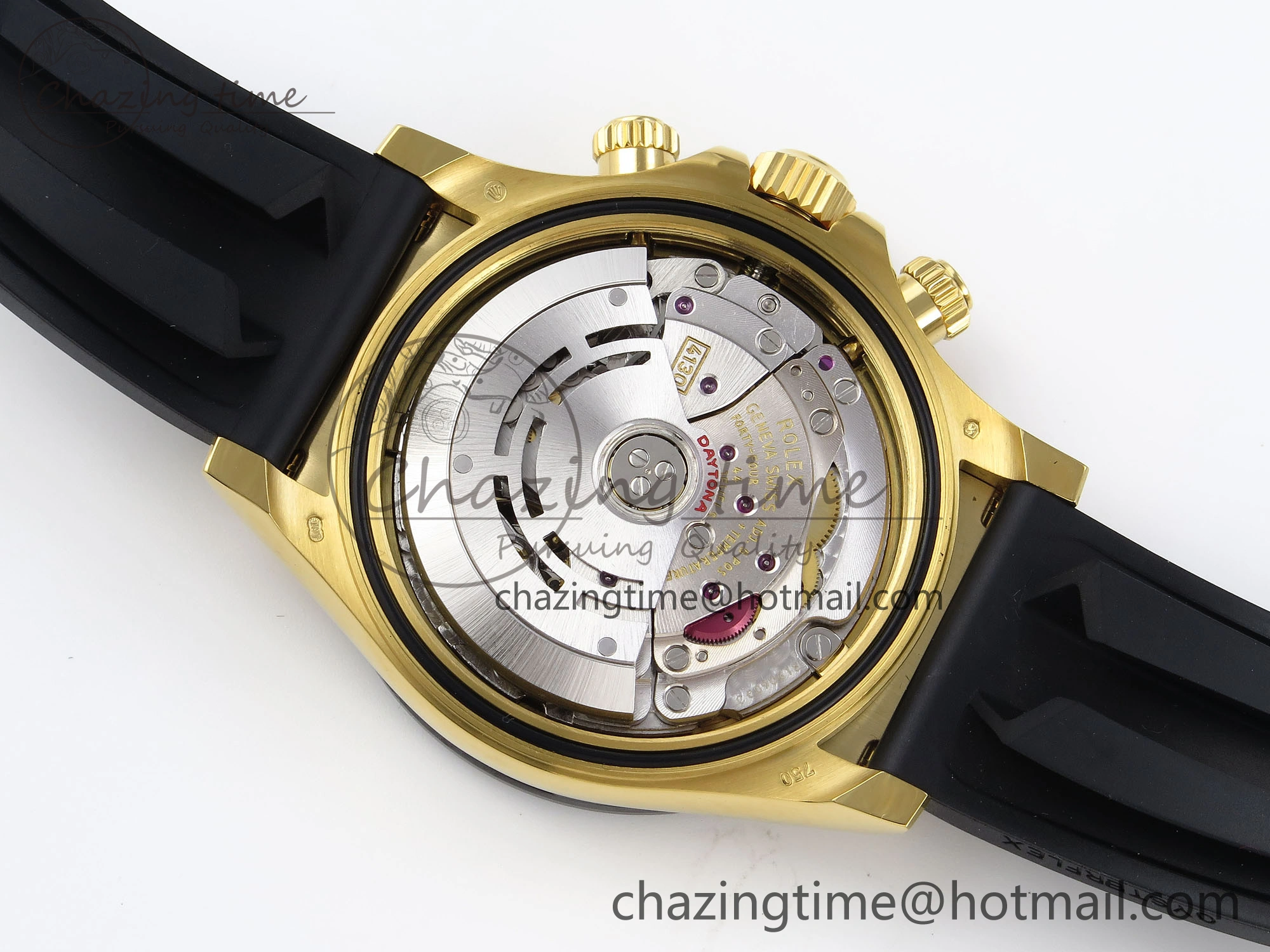 DAYTONA 116518 APSF 1:1 BEST EDITION BLACK DIAL ON OYSTERFLEX RUBBER STRAP SH4130