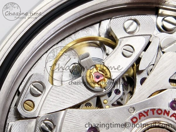 DAYTONA 116519 APSF 1:1 BEST EDITION BLACK DIAMONDS DIAL ON OYSTERFLEX RUBBER STRAP SH4130