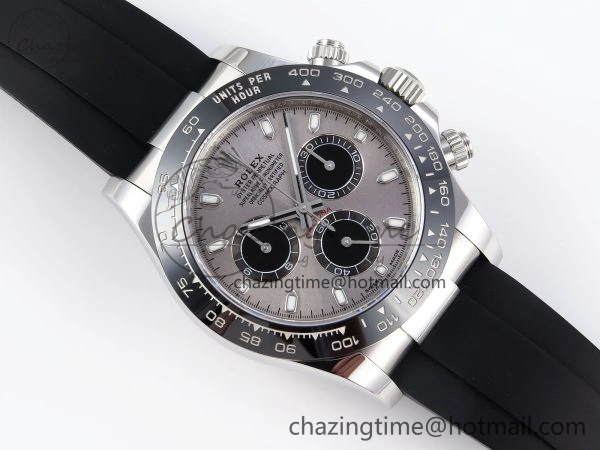 DAYTONA 116519 APSF 1:1 BEST EDITION GRAY DIAL ON OYSTERFLEX RUBBER STRAP SH4130
