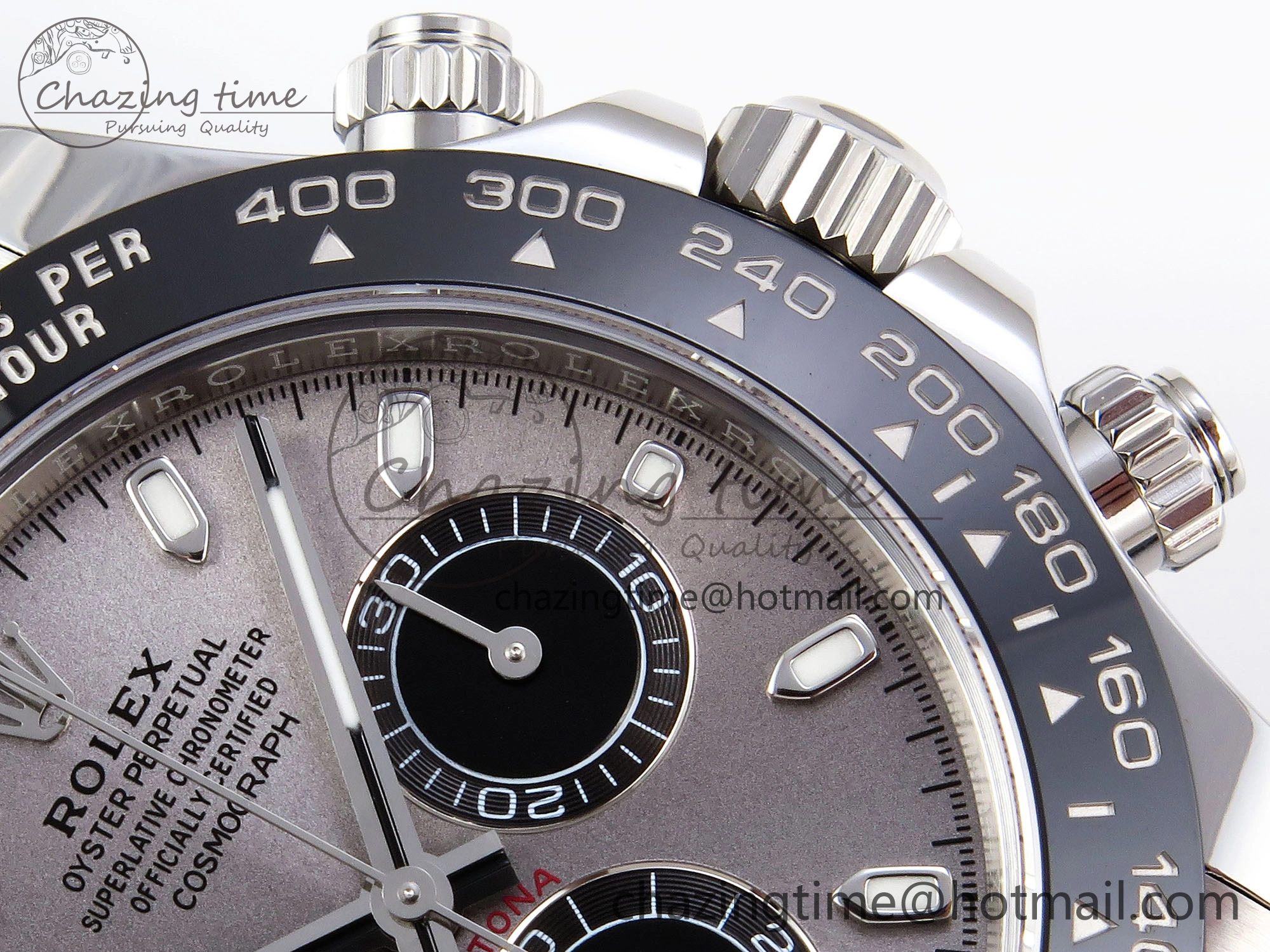 DAYTONA 116519 APSF 1:1 BEST EDITION GRAY DIAL ON OYSTERFLEX RUBBER STRAP SH4130