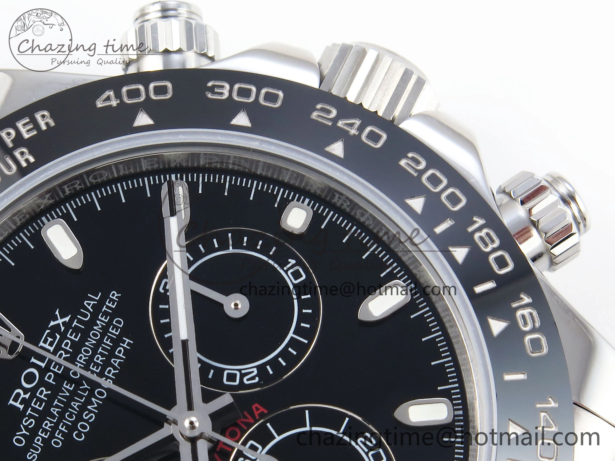 DAYTONA 116519 SS OMF BEST EDITION BLACK DIAL ON OYSTERFLEX STRAP A7750 (SLIM MOVEMENT)