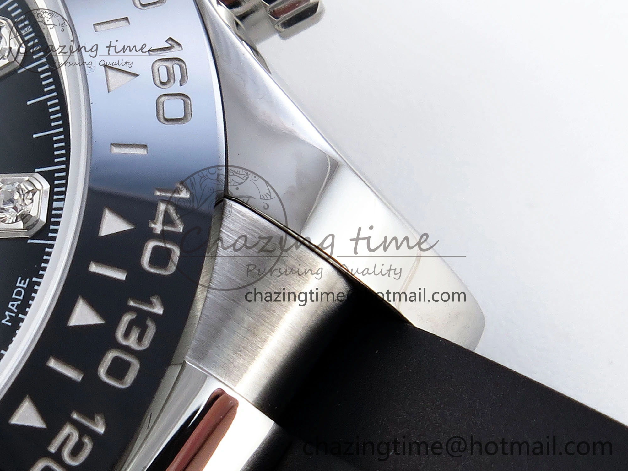 DAYTONA 116519 SS OMF BEST EDITION BLACK DIAMONDS DIAL ON OYSTERFLEX STRAP A7750 (SLIM MOVEMENT)
