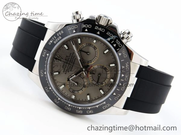 DAYTONA 116519 SS OMF BEST EDITION GRAY DIAL ON OYSTERFLEX STRAP A7750 (SLIM MOVEMENT)