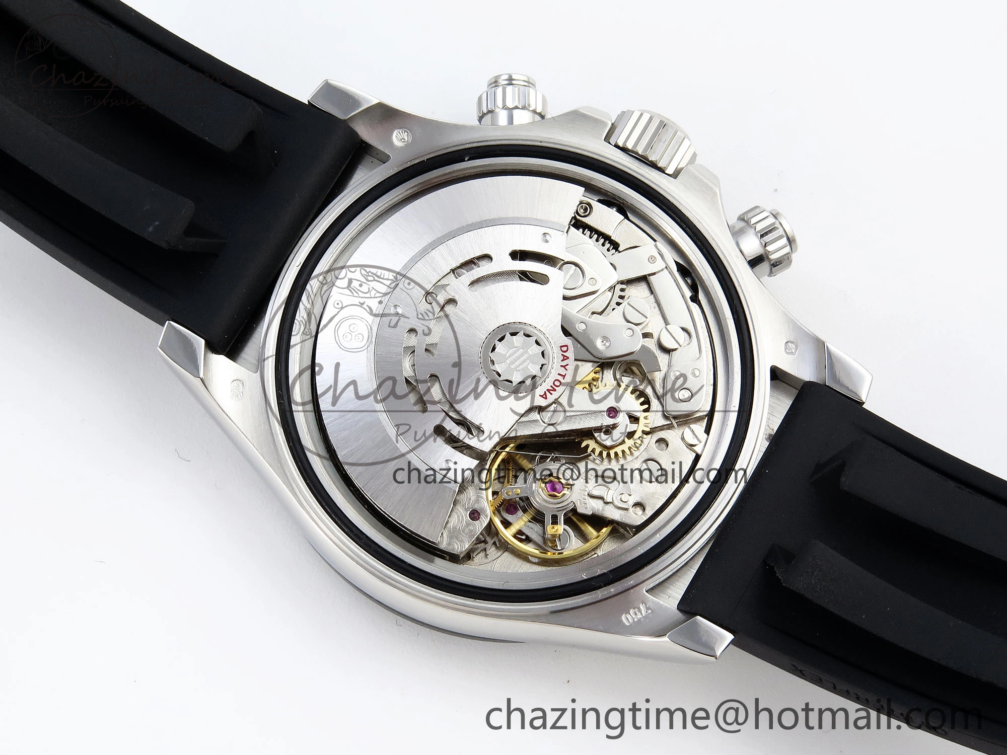 DAYTONA 116519 SS OMF BEST EDITION MOP DIAMONDS DIAL ON OYSTERFLEX STRAP A7750 (SLIM MOVEMENT)