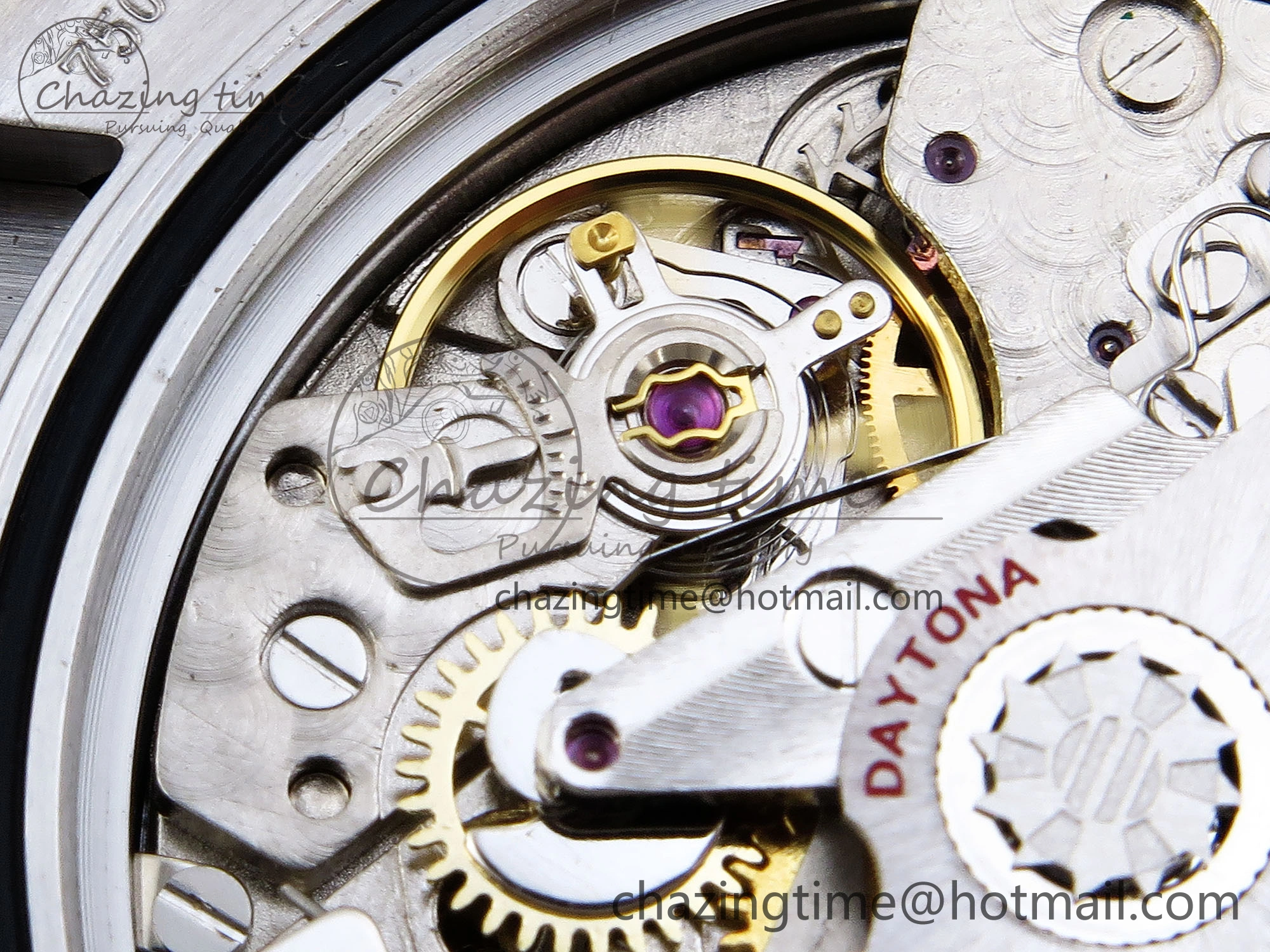 DAYTONA 116519 SS OMF BEST EDITION MOP DIAMONDS DIAL ON OYSTERFLEX STRAP A7750 (SLIM MOVEMENT)