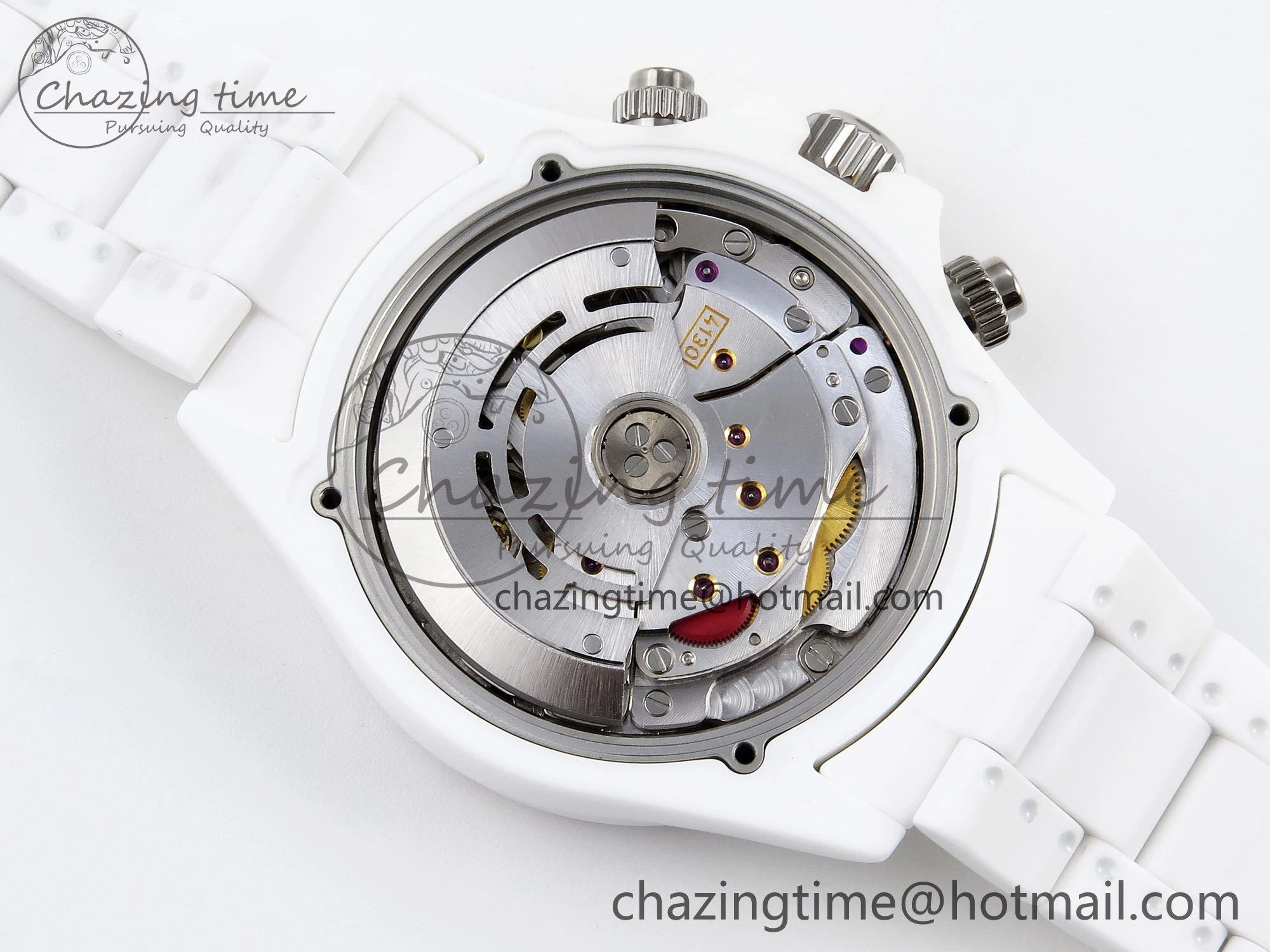 DAYTONA AET WHITE CERAMIC CASE AND BRACELET TIFFANY BLUE DIAL NOOB BEST EDITION SA4130